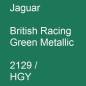 Preview: Jaguar, British Racing Green Metallic, 2129 / HGY.